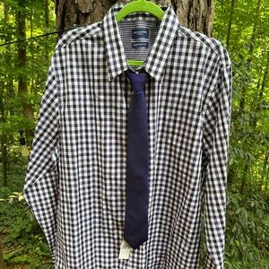 Nick Dunn NWT mens button up with tie.